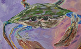 Krab, akryle, </br> autor: <b> Olejniczak Joanna <r> 11 lat
