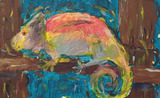 Kameleon, akryle</br> autor: <b> Domagała Marysia, <r>10 lat