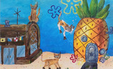  akryle</br> autor: <b> Domagała Marysia, <r>13 lat
